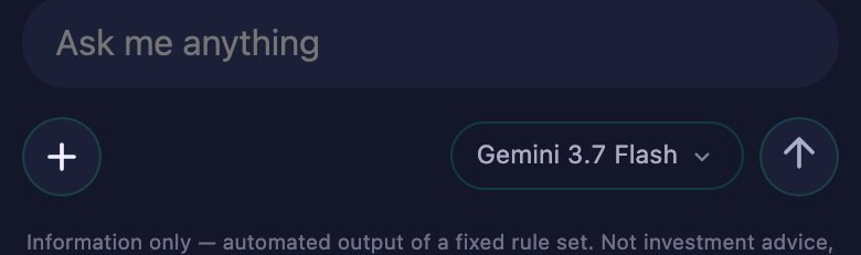 Ask anything composer with model picker